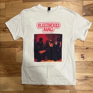 Fleetwood Mac - graphic tee with found image and type.